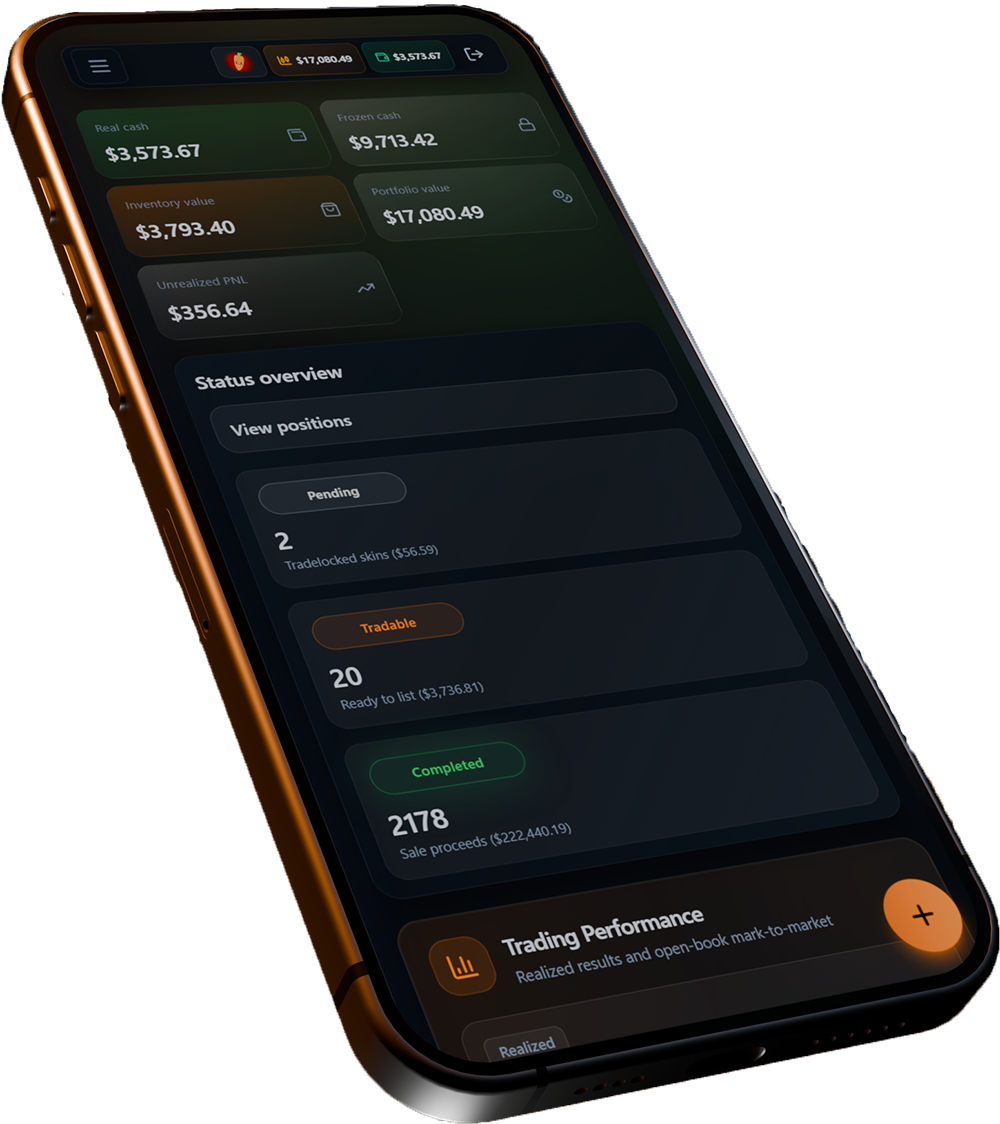 SkinAlyze dashboard on iPhone